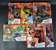 COLLECTION OF HASBRO ACTION MAN PLAYSET ACTION FIGURES