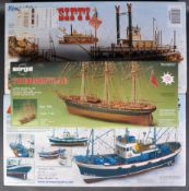 COLLECTION OF X3 WOODEN MODEL KITS