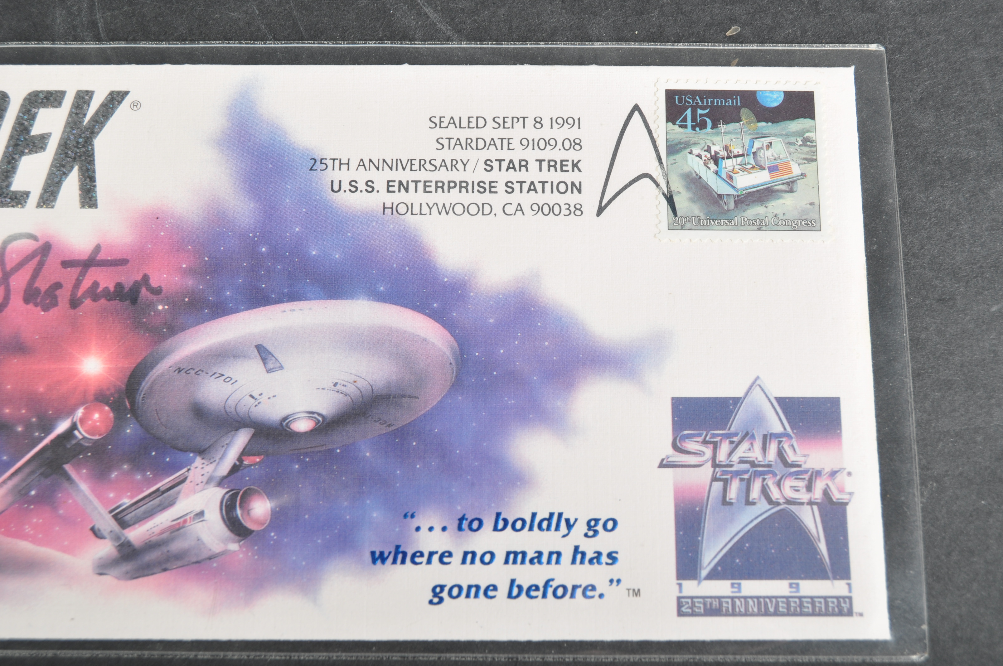 STAR TREK - WILLIAM SHATNER (CAPT. KIRK) - AUTOGRAPHED FDC - Image 3 of 4