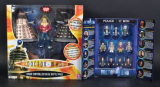 DOCTOR WHO - CHARACTER OPTIONS - TWO BOXED ACTION FIGURE SETS