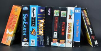 RETRO GAMING - COLLECTION OF BOXED COMMODORE AMIGA VIDEO GAMES