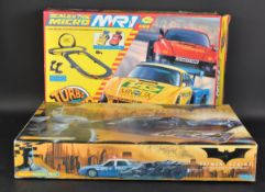 TWO HORNBY MICRO SCALEXTRIC SLOT CAR RACING SETS