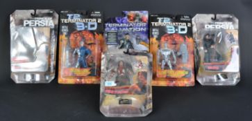 COLLECTION OF X6 TERMINATOR & PRINCE OF PERSIA FIGURINES