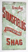 STANSFIELD CIGARETTES - ORIGINAL ENAMEL SIGN