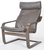 IKEA - POANG - SWEDISH DESIGN BENTWOOD CANTILEVER ARMCHAIR