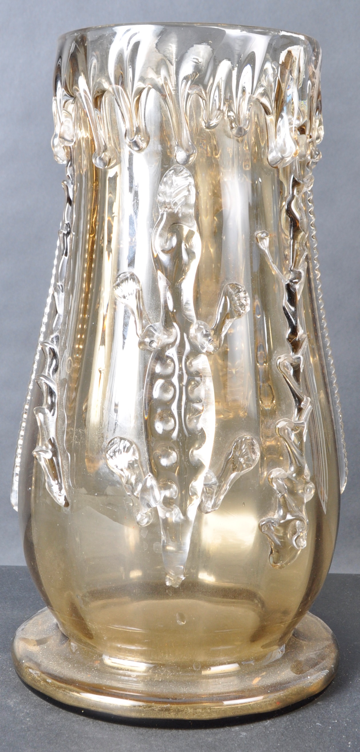 EARLY 20TH CENTURY MOSER SALAMANDER ART GLASS VASE - Image 2 of 4
