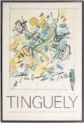 TATE GALLERY / JEAN TINGUELY - 1980s MUSEUM POSTER