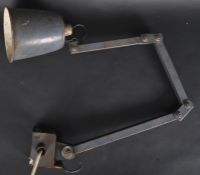 MEMLITE - 1950s MID CENTURY INDUSTRIAL FACTORY DESK LAMP