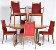 G PLAN - FRESCO RANGE - 1960's DINING TABLE AND SIX CHAIRS