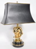 DEKNUDT - DESIGNER HOLLYWOOD REGENCY TABLE LAMP