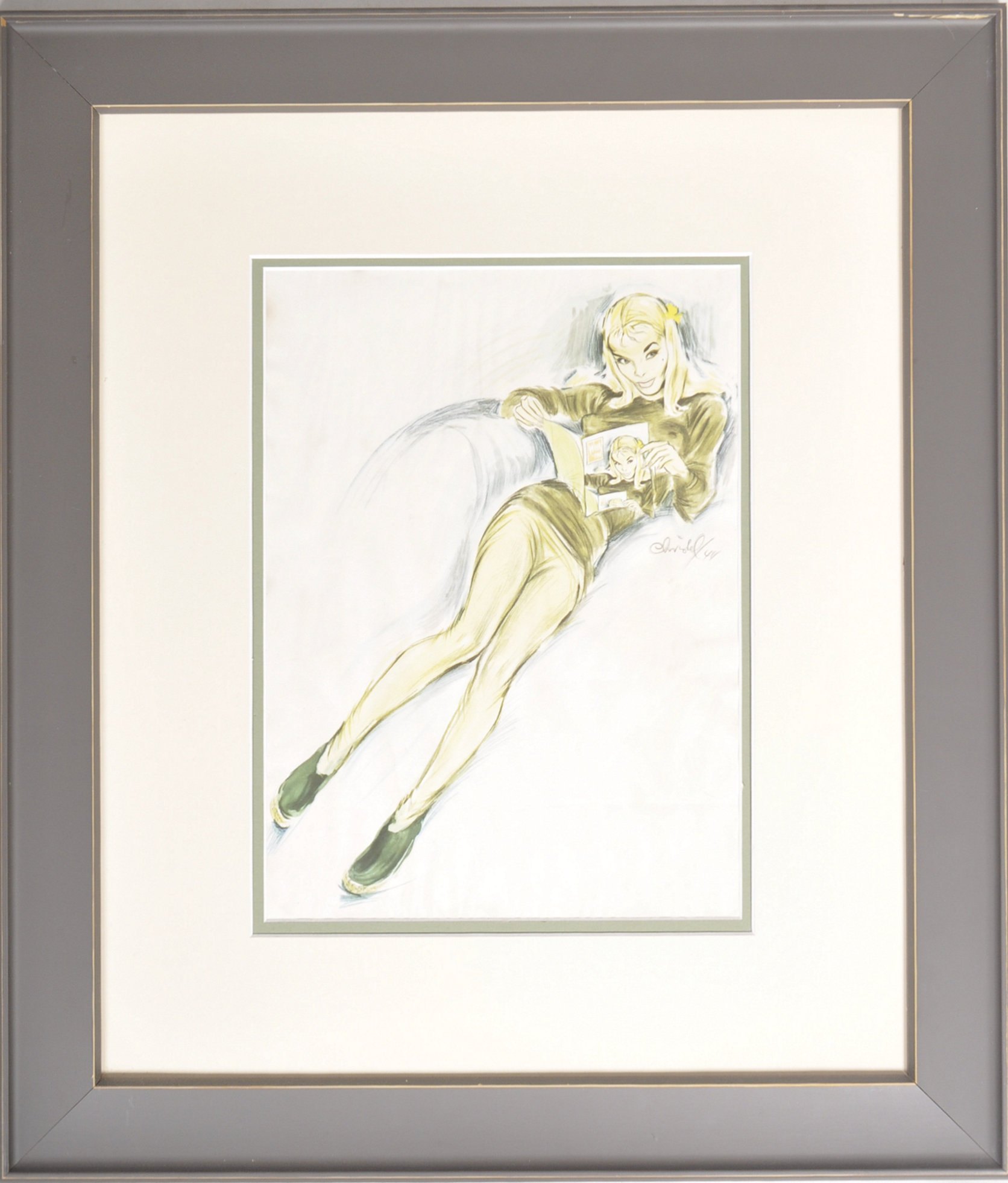 CHRISTEL MAROTT (B.1919) - VINTAGE LITHO FULL COLOUR PRINT