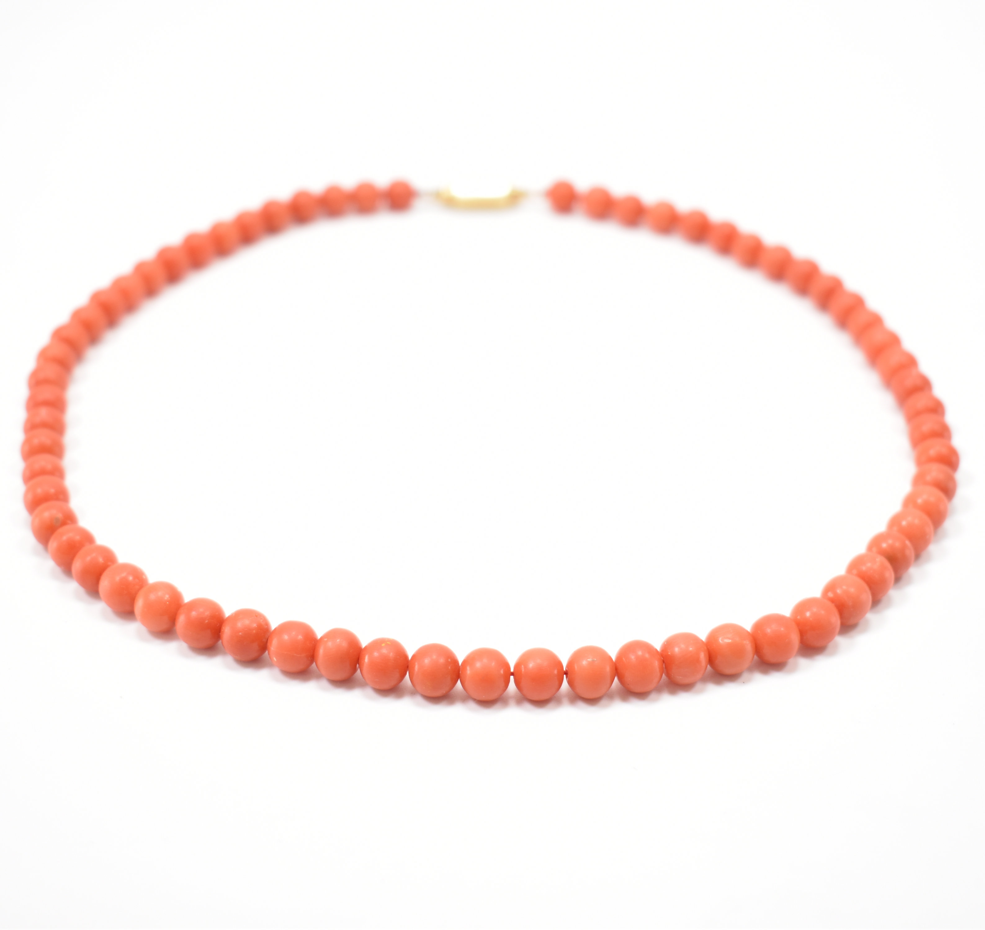 GOLD & CORAL COLLAR NECKLACE - Image 2 of 4