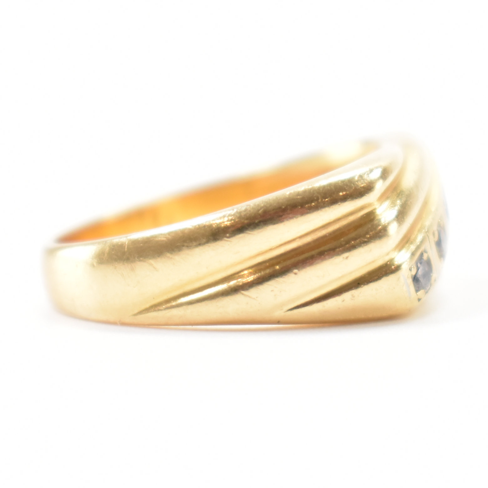 HALLMARKED 18CT GOLD & DIAMOND RING - Image 4 of 7
