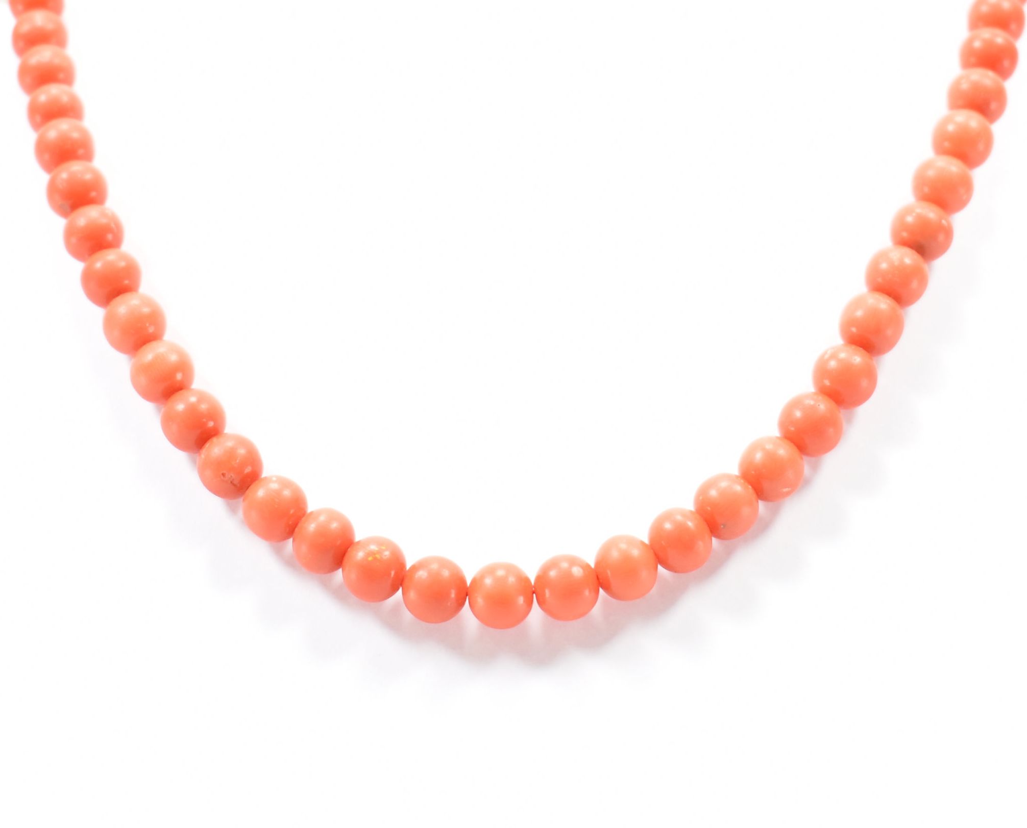 GOLD & CORAL COLLAR NECKLACE