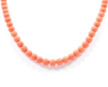 GOLD & CORAL COLLAR NECKLACE