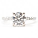 925 SILVER & MOISSANITE RING