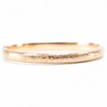 HALLMARKED 9CT GOLD HINGED BANGLE BRACELET