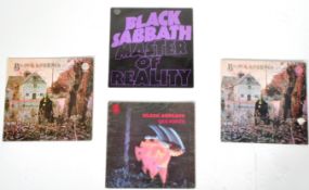 BLACK SABBATH - SELECTION OF FOUR VINYL RECORD ALBUMS