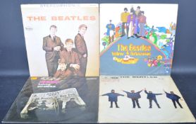 THE BEATLES - FOUR VINYL RECORD ALBUMS