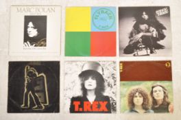 T. REX - SELECTION OF LONG PLAY VINYL RECORD ALBUMS