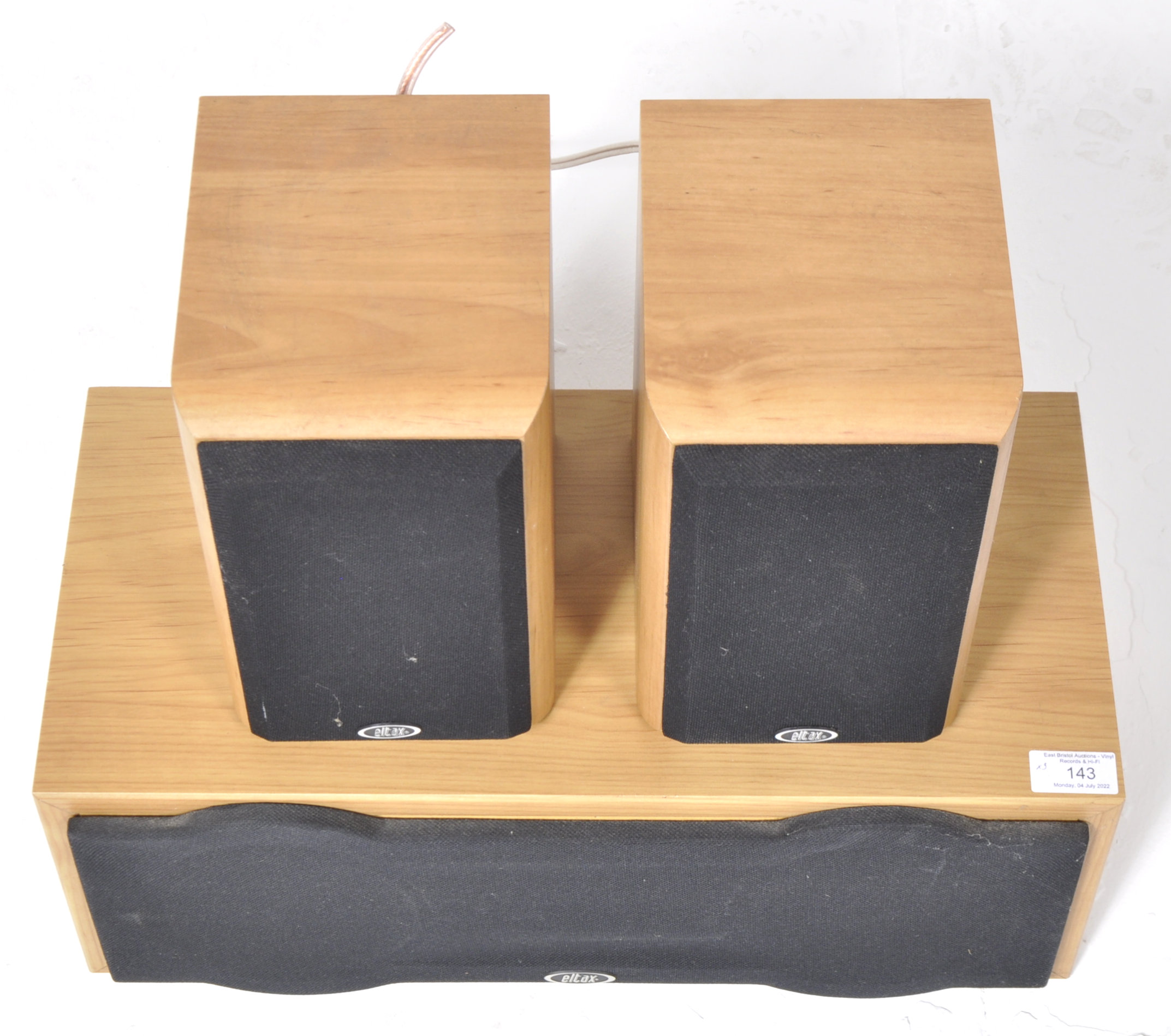 ELTAX - MATCHING PAIR OF SHELF SPEAKERS - Image 3 of 6