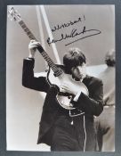 THE BEATLES - SIR PAUL MCCARTNEY - AUTOGRAPHED 9X12"