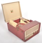 HMV PORTABLE RECORD PLAYER SET WITH A GARRARD TURNTABLE