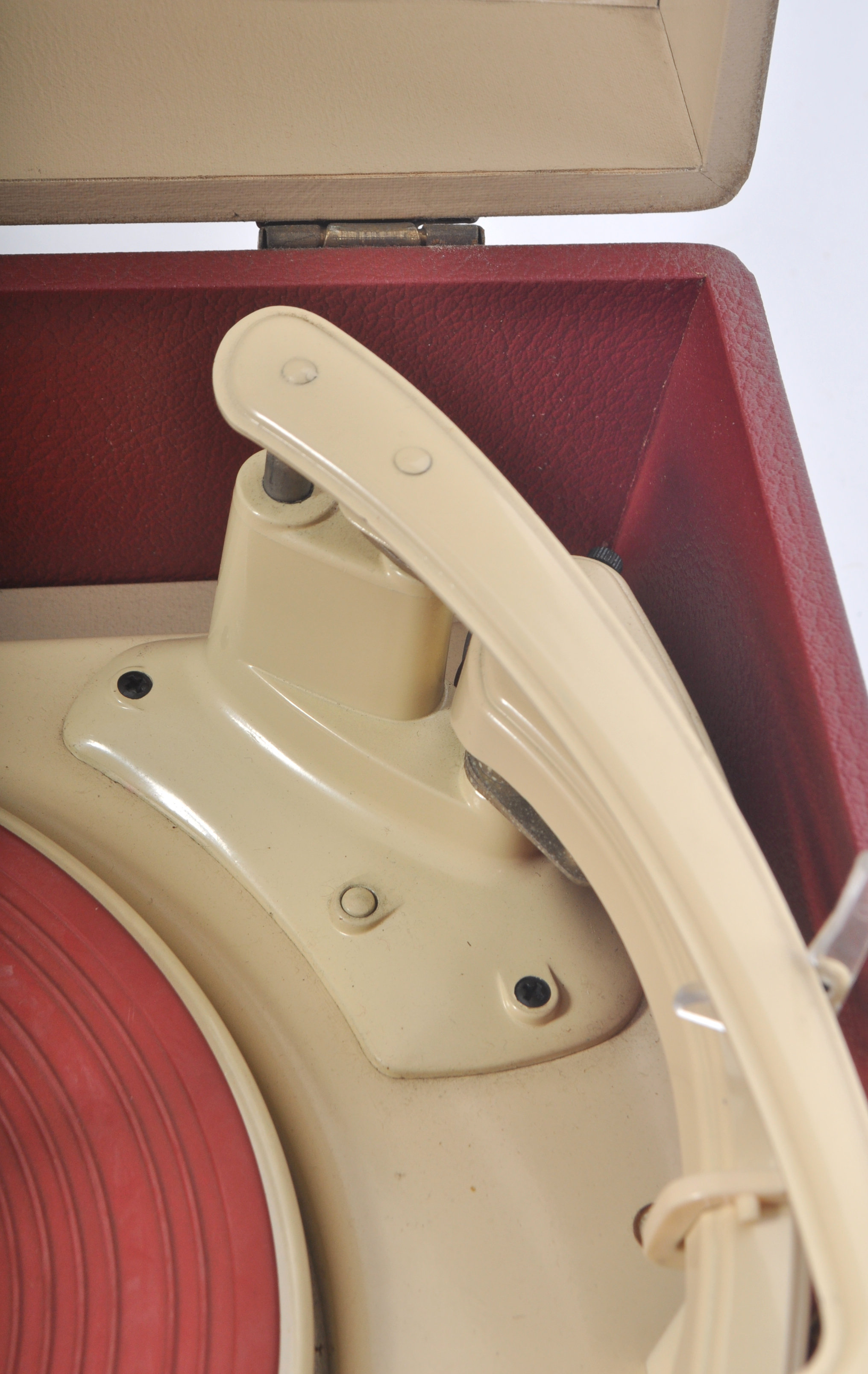 HMV PORTABLE RECORD PLAYER SET WITH A GARRARD TURNTABLE - Image 4 of 8
