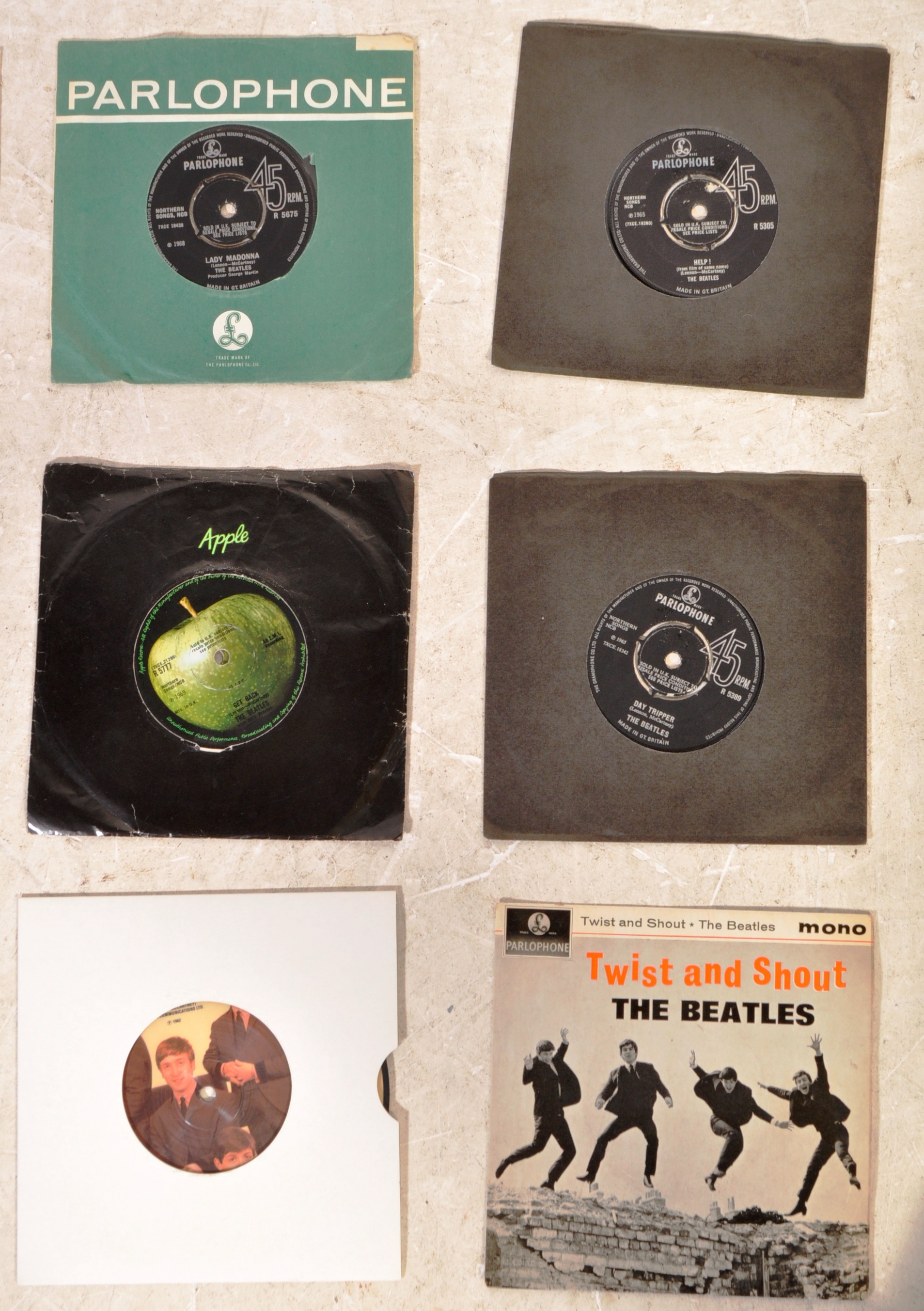 THE BEATLES - SLECTION OF 45RPM 7" VINYL SINGLES - Image 5 of 5