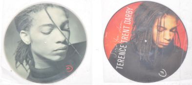 TERENCE TRENT D'ARBY - TWO VINYL RECORD PICTURE DISCS