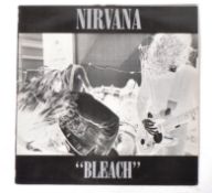 NIRVANA - BLEACH - 1989 DARK GREEN FIRST PRESS VINYL RECORD