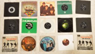 THE BEATLES - SLECTION OF 45RPM 7" VINYL SINGLES