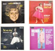 BRENDA LEE - FOUR LONG PLAY LP VINYL RECORD ALBUMS