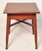 19TH CENTURY VICTORIAN ARTS AND CRAFTS OAK TAVERN TABLE