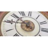 LOVEJOY & CO - EARLY 20TH CENTURY WALNUT POSTAL CLOCK