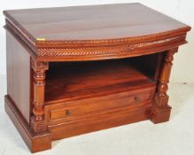 20TH CENTURY REGENCY REVIVAL MAHOGANY CONSOLE TABLE