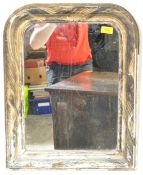 19TH CENTURY FRENCH LOUIS PHILLIPPE STYLE WOOD WALL MIRROR