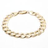 HALLMARKED 9CT GOLD FLAT LINK BRACELET