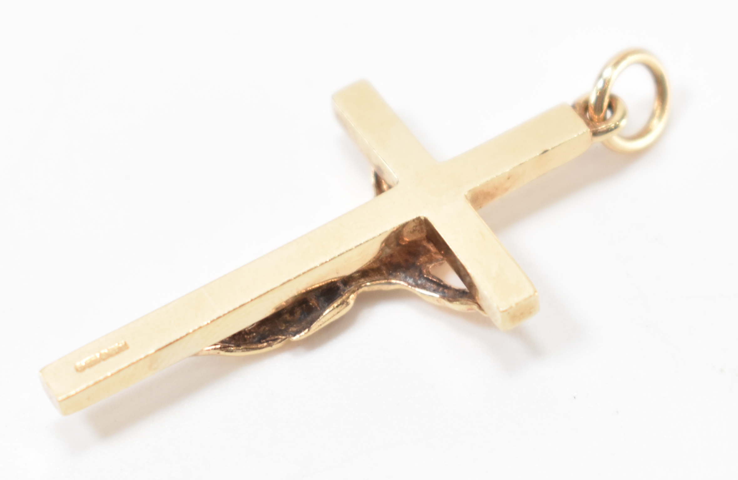 HALLMARKED 9CT GOLD CRUCIFIX PENDANT - Image 4 of 5