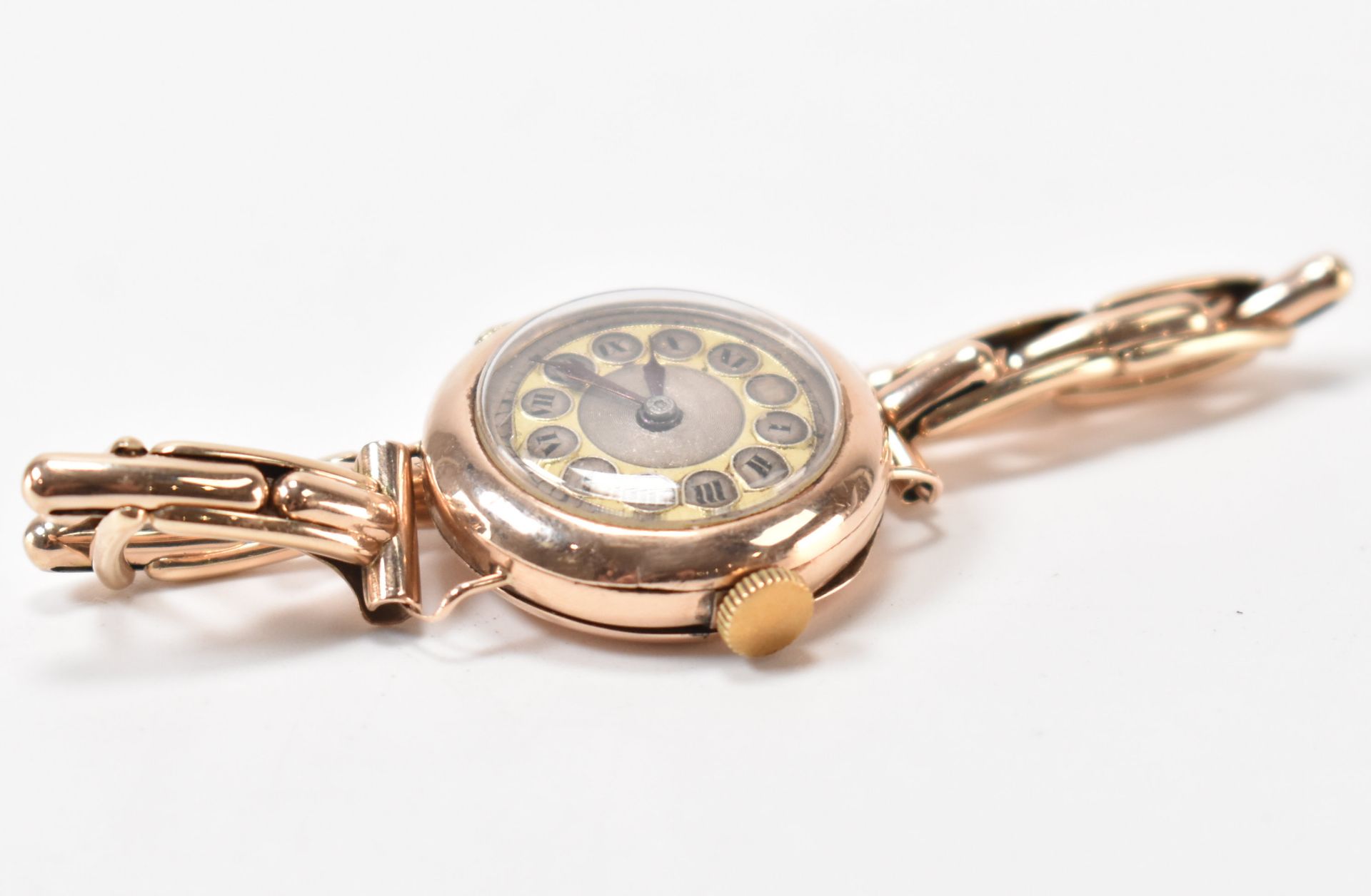 VINTAGE 9CT GOLD CASE WRISTWATCH - Image 2 of 5