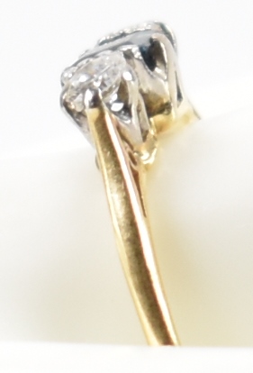VINTAGE GOLD SAPPHIRE & DIAMOND RING - Image 6 of 6