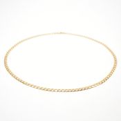 HALLMARKED 9CT GOLD CURB LINK CHAIN NECKLACE