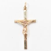 HALLMARKED 9CT GOLD CRUCIFIX PENDANT