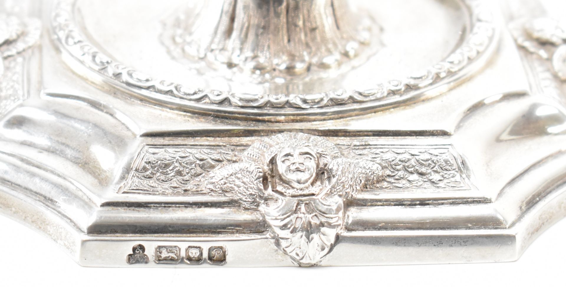 SILVER HALLMARKED CANDELABRA BY WAKELY & WHEELER - Image 4 of 4