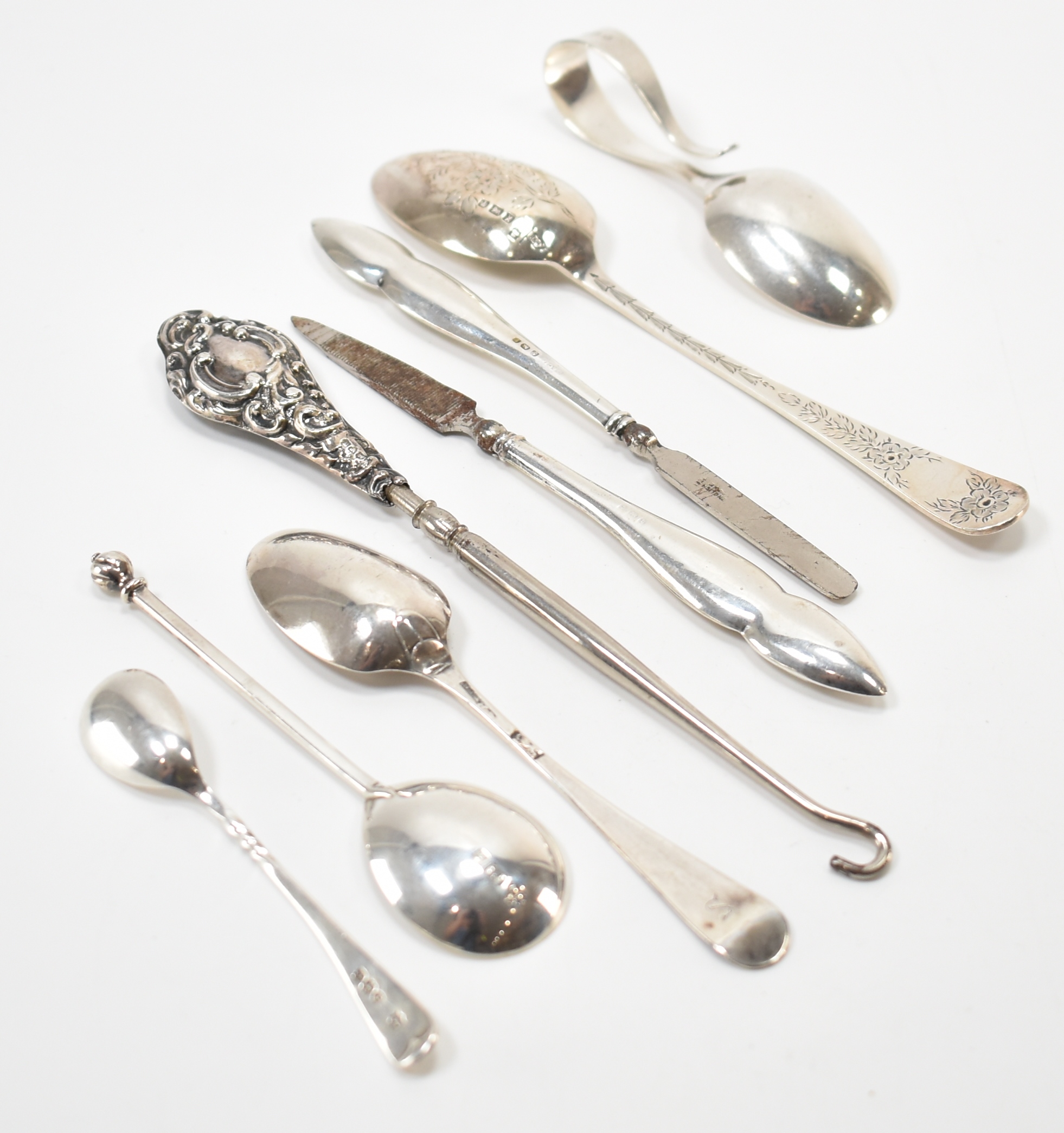 19TH & 20TH CENTURY ASSORTED SILVER ITEMS - Image 3 of 3
