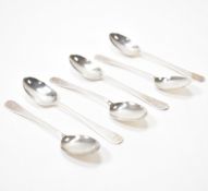 MID CENTURY SILVER HALLMARKED TEASPOONS