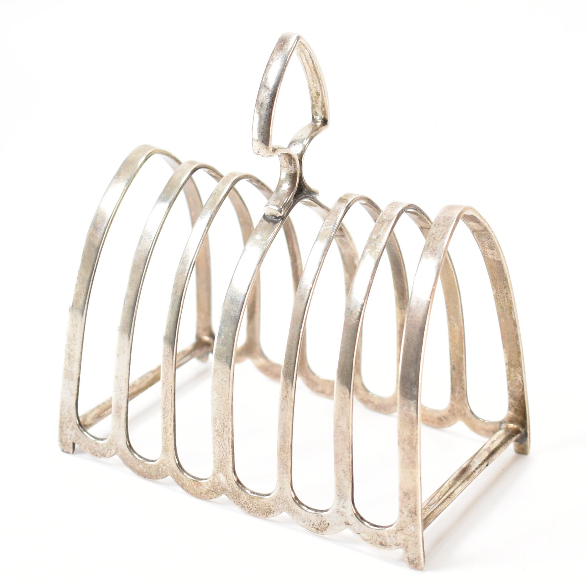 1930S BARKER BROTHERS SILVER HALLMARKED TOAST RACK