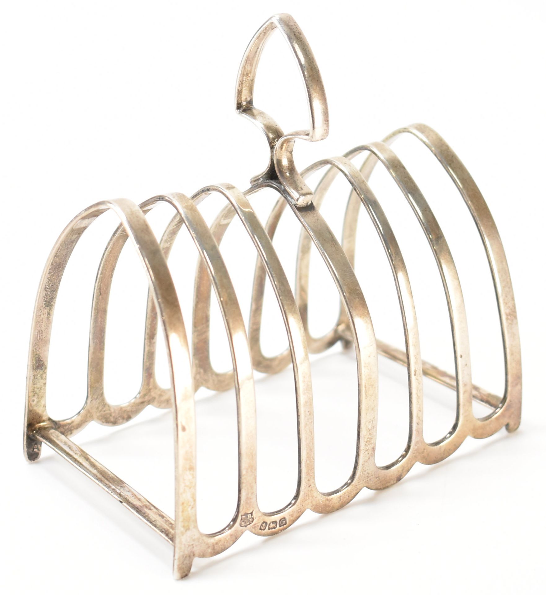 1930S BARKER BROTHERS SILVER HALLMARKED TOAST RACK - Image 3 of 4
