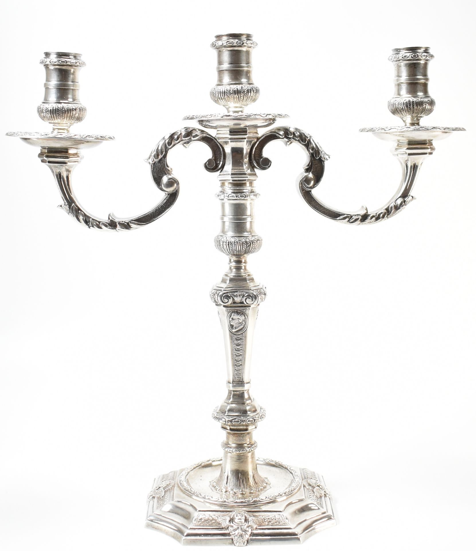 SILVER HALLMARKED CANDELABRA BY WAKELY & WHEELER - Image 3 of 4