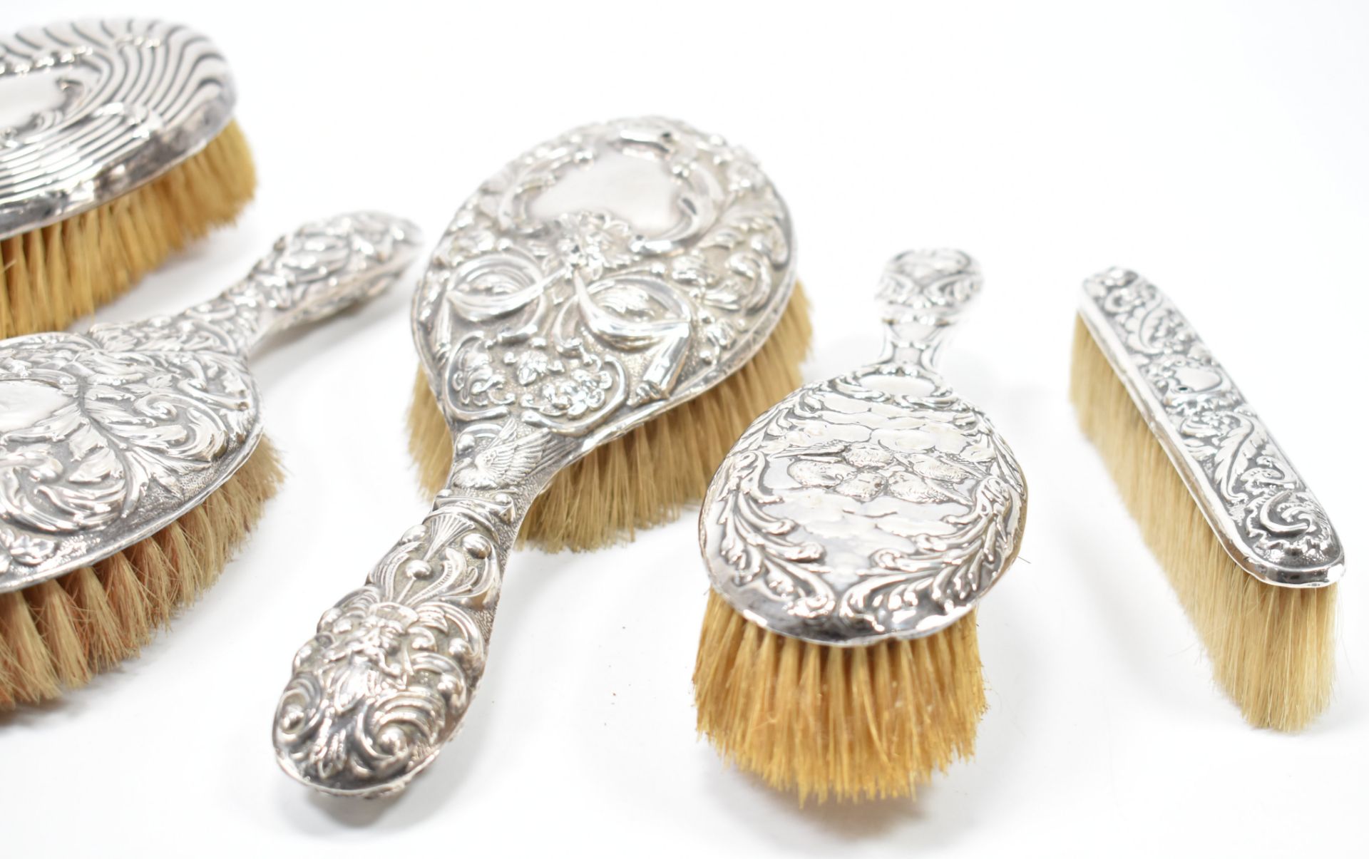 ASSORTMENT OF SILVER BACKED BRUSHES - Image 2 of 4